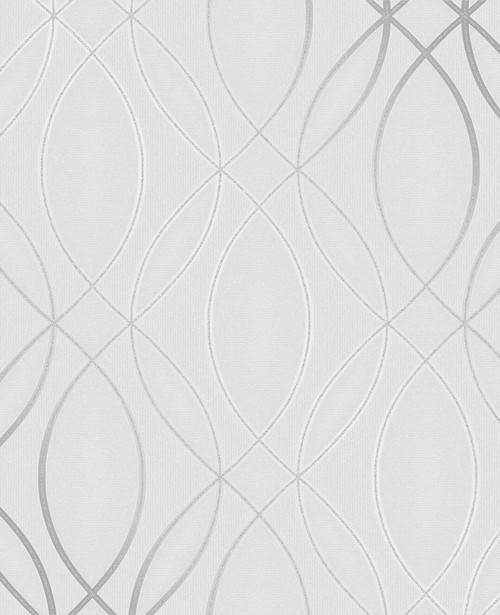 2834-42337 Lisandro Light Grey Geometric Lattice Wallpaper Modern Style Unpasted Vinyl Paper from Advantage Metallics Collection by Brewster Made in Great Britain