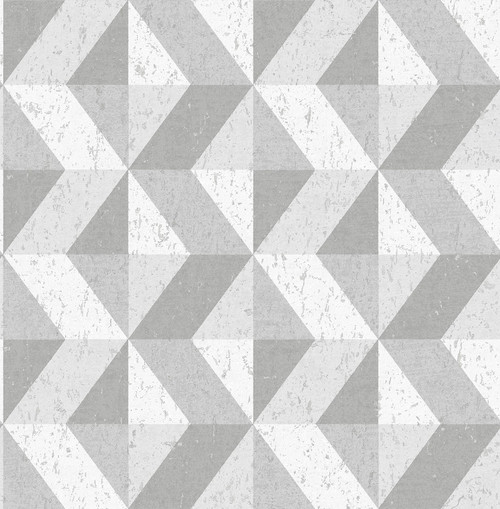 2908-25314 Cerium Grey Concrete Geometric Wallpaper Feature Wall Style Unpasted Non Woven Material Alchemy Collection from A-Street Prints by Brewster Made in Great Britain