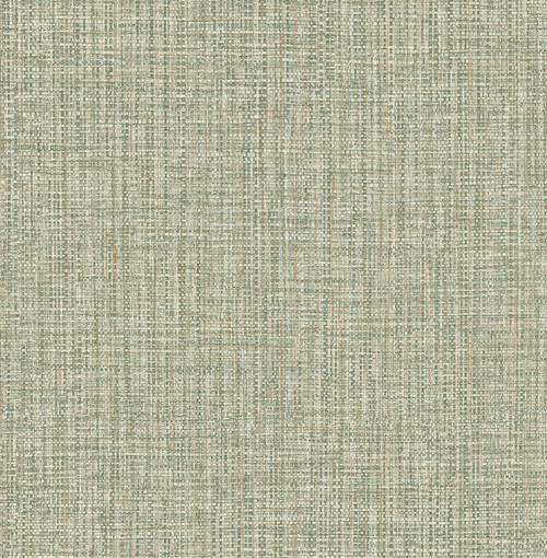 2908-24946 Rattan Green Woven Wallpaper Transitional Style Unpasted Non Woven Material Alchemy Collection from A-Street Prints by Brewster Made in Great Britain