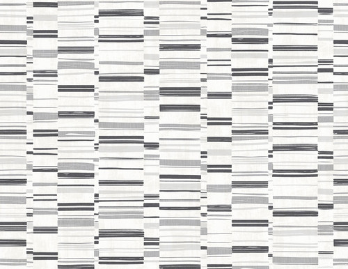 2949-60812 Fresnaye Black Linen Stripe Wallpaper Modern Style Graphics Theme Unpasted Fabric Backed Vinyl Material Imprint Collection from A-Street Prints by Brewster Made in United States