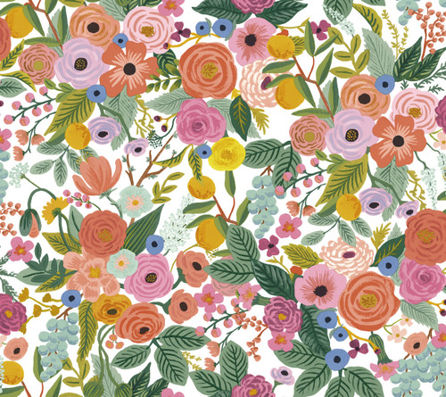 York Wallcoverings Rifle Paper Co. Premium Peel & Stick Garden Party Peel and Stick Wallpaper Rose