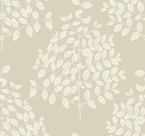 York Wallcoverings Modern Nature 2nd Edition OS4253 Tender Wallpaper Pearl Taupe