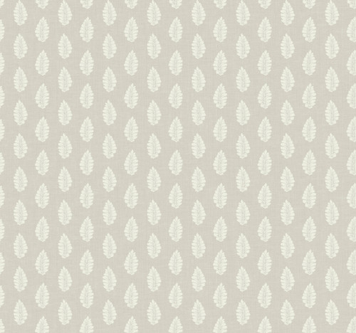 York Wallcoverings Grandmillennial GR5962 Leaf Pendant Wallpaper Gray