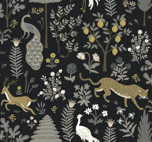 RP7302 Menagerie Wallpaper Blue from Rifle Paper Co. Second Edition by York Wallcoverings