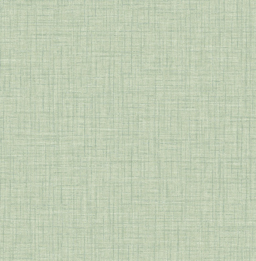 2903-25874 Jocelyn Light Green Faux Linen Wallpaper Traditional Style Graphics Theme Unpasted Non Woven Material Blue Bell Collection from  A-Street Prints by Brewster