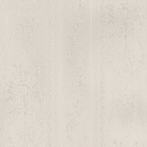 Norwall Wallcoverings Simply Silks 3 SM30350  In Register Stripe Wallpaper Light Beige
