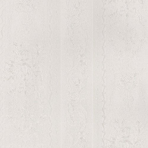 Norwall Wallcoverings Simply Silks 3 SK34728  In Register Stripe Wallpaper Light Grey