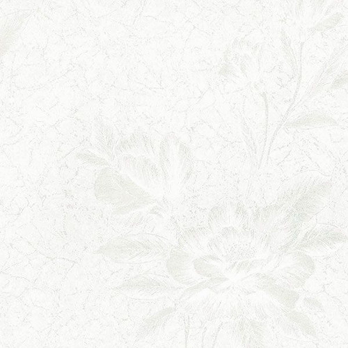 Norwall Silk Impressions 2 MD29448 In Register Grand Floral Off White Wallpaper