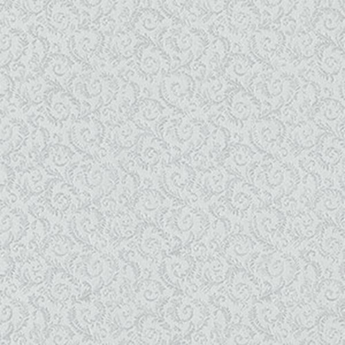 Norwall Wallcoverings Silk Impressions 2  MD29451  Allover Scroll Emboss Wallpaper Metallic Silver