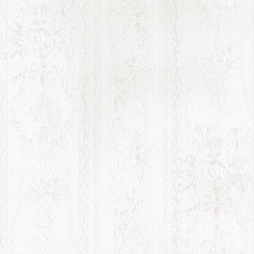 Norwall Wallcoverings Simply Silks 3 SM30310  In Register Stripe Wallpaper Pearl