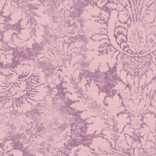 Norwall Wallcoverings AB42425 Abby Rose 3 Valentine Damask Wallpaper Pink/Purple