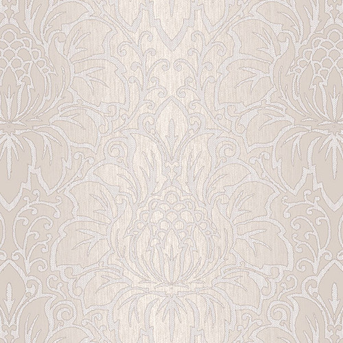 Norwall Wallcoverings  TX34824 Texture Style 2 Venetian Damask Wallpaper Taupe, Beige