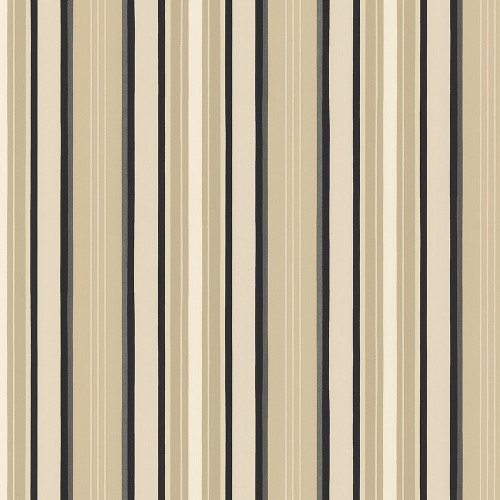 Norwall Wallcoverings TS28106 Stripes & Damasks 3 Textured Stripe Wallpaper Beige Cream Black