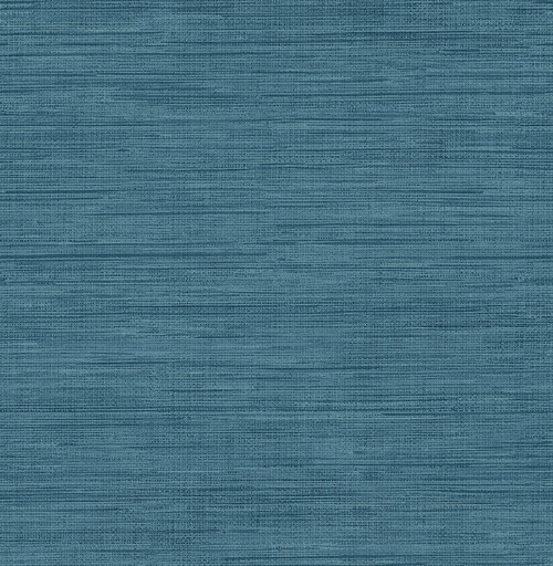 FD23286 Sea Grass Faux Grasscloth Wallpaper in Blue Colors with Natural Stylish Shade Modern Style Non Woven Unpasted Wall Covering by Brewster