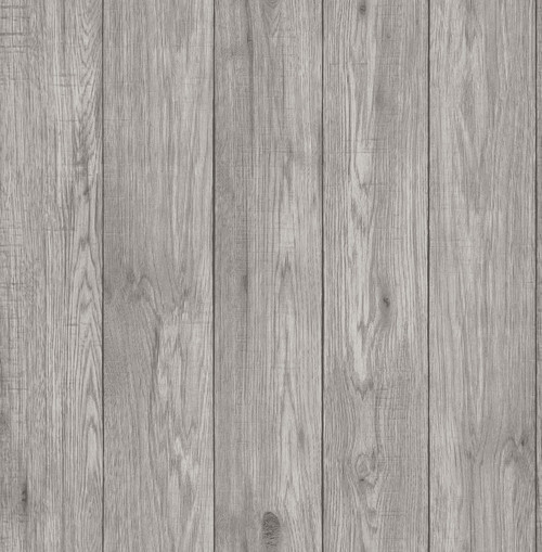 UW24767 Mammoth Lumber Wood Wallpaper in Light Grey Colors with Wooden Plank Farmhouse Style Non Woven Paste the Wall Wall Covering by Brewster