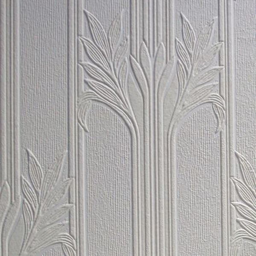 Brewster RD803 Wildacre Paintable Textured Vinyl Wallpaper white