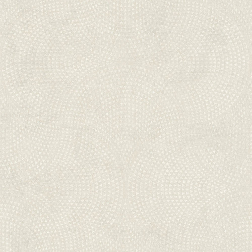 4044-38027-2 Bel Air Fan Wallpaper in Cream Neutral Silver Colors with Hundreds of Mini Triangles Modern Style Unpasted Non Woven Vinyl Wall Covering by Brewster