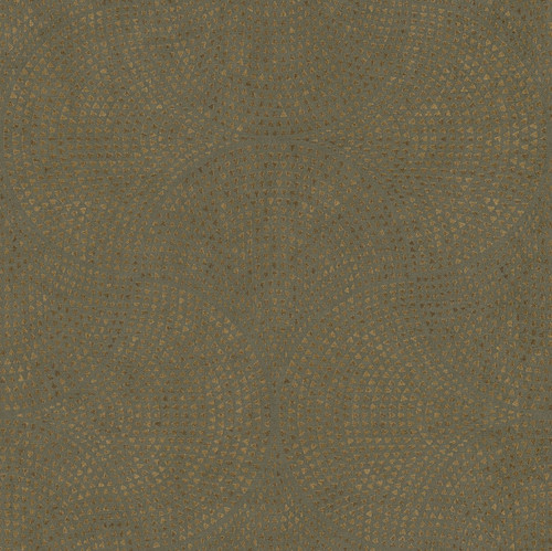 4044-38027-3 Bel Air Fan Wallpaper in Copper Brown Colors with Dazzling Triangles Modern Style Unpasted Non Woven Vinyl Wall Covering by Brewster