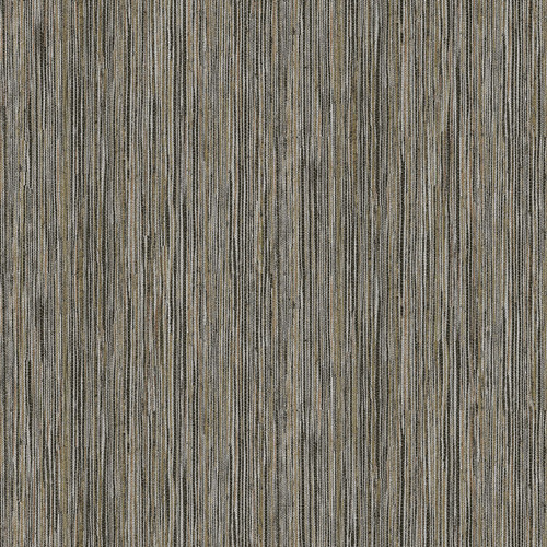 2971-86341 Justina Faux Grasscloth Wallpaper with Vertical Strips Raised Ink Stitching in Charcoal Silver Copper Yellow Colors Glam Style Non Woven Backed Vinyl Unpasted by Brewster