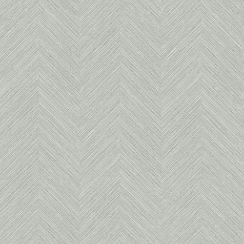 NUS4400 Sampson Peel & Stick Wallpaper with Chevron Raised Inks Pattern in Taupe Blue Grey Colors Traditional Style Peel and Stick Adhesive Vinyl