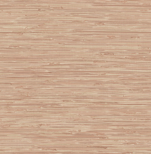 NUS3339 Tibetan Grasscloth Spice Peel & Stick Wallpaper with in Spice Pink Colors Traditional Style Peel and Stick Adhesive Vinyl