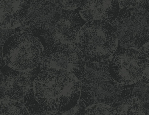 JP10710 Eren Wallpaper Rich Onyx Black Heavyweight Acrylic Coated Paper (FSC) Japandi Style Collection Made in United States