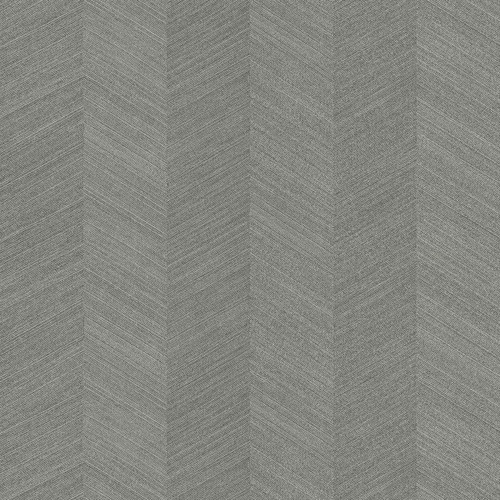 TC70118 Chevy Hemp Wallpaper Stone Gray Chevron Matte Finish More Textures Collection