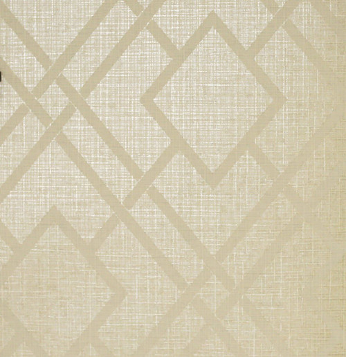 2232205 Diamond Lattice Wallpaper Metallic Khaki Beige Nonwoven (FSC) Etten Gallerie Collection Made in Netherlands