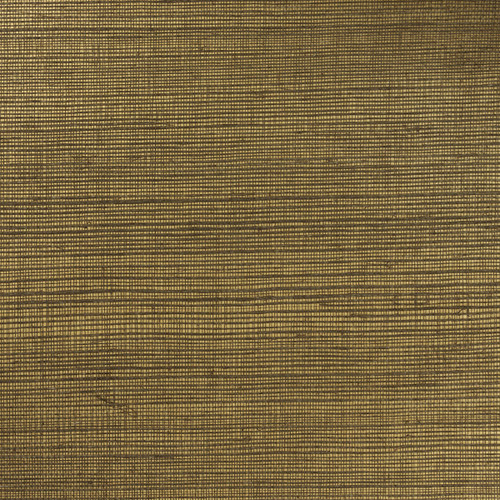 LN11876 Sisal Real Grasscloth Wallpaper Antique Gold Metallic Finish Lillian August Collection