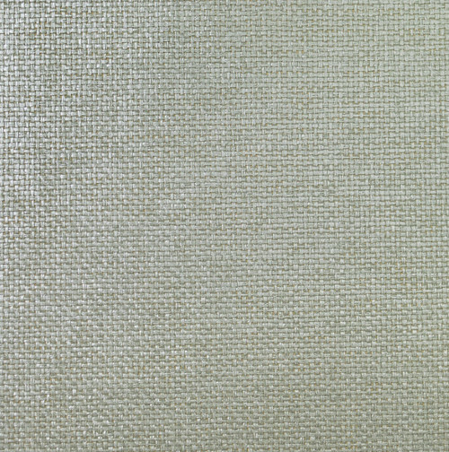 LN11878 Paperweave Real Grasscloth Wallpaper Snowstorm Silver Metallic Finish Lillian August Collection