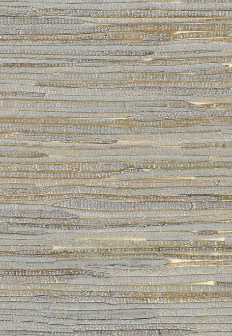 Seabrook wallpaper in Metallic Silver, Off White NA205