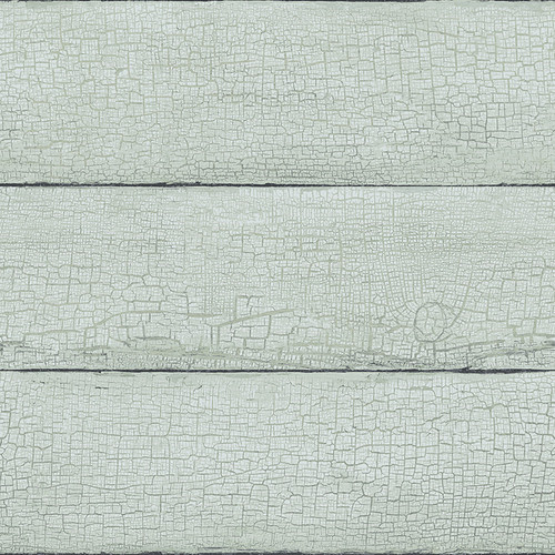 4072-70013 Morgan Seafoam Blue Distressed Wood Wallpaper Sure Strip Prepasted Wall Covering Delphine Collection from Chesapeake by Brewster Made in United States