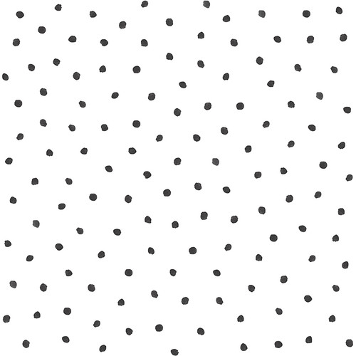 4060-138934 Pixie Black Dots Wallpaper Non Woven Unpasted Wall Covering Fable Collection from Chesapeake by Brewster Made in Netherlands