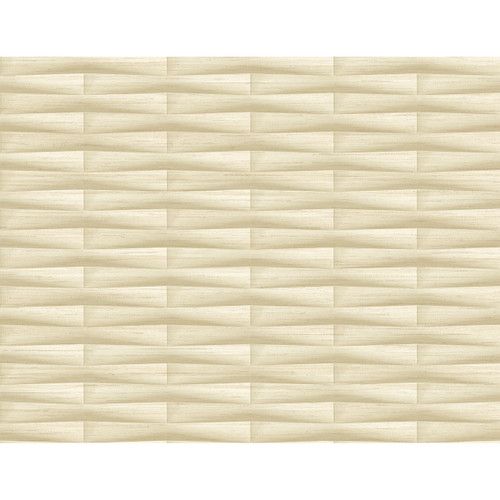 2988-70003 Gator Wheat Neutral Geometric Stripe Transitional Wallpaper Vinyl Unpasted Wall Covering Inlay Collection from A-Street Prints by Brewster made in United States