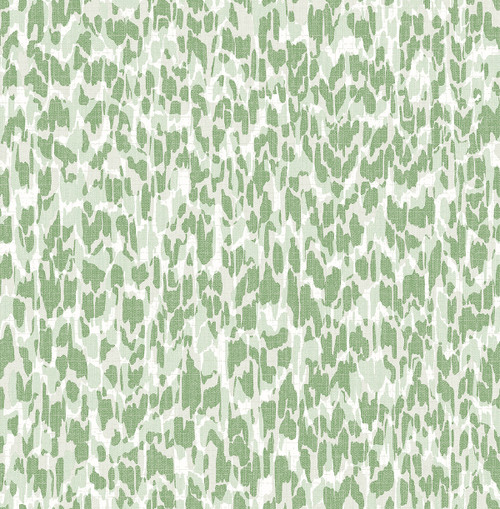 4014-26430 Flavia Green Animal Print Wallpaper Non Woven Unpasted Wall Covering Seychelles Collection from A-Street Prints by Brewster Made in Great Britain