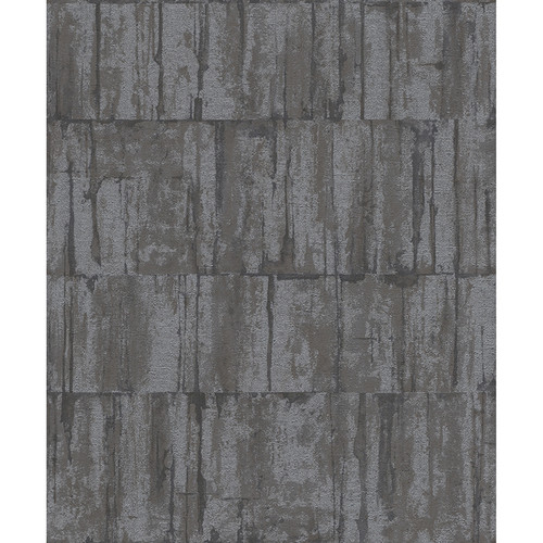 4096-560343 Buck Black Horizontal Wallpaper Industrial Style Unpasted Non Woven Wall Covering Concrete Collection from Advantage by Brewster Made in Germany
