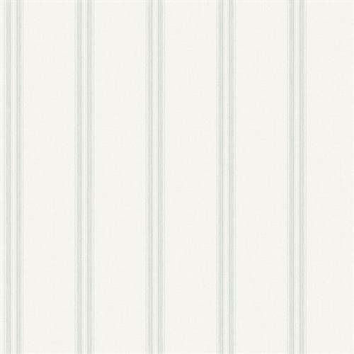 3119-13071 Johnny Teal Stripes Wallpaper Country Style Prepasted Non Woven Blend Wall Covering Kindred Collection from Chesapeake by Brewster Made in United States