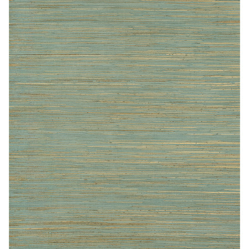 2972-86125 Kira Turquoise Hemp Grasscloth Wallpaper Modern Style Unpasted Wall Covering Loom Collection from A-Street Prints by Brewster