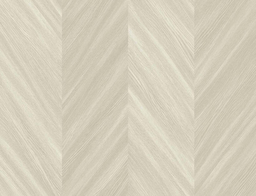 TS82106 Chevron Wood Bister Off White Wallpaper Contemporary Style Type II 20 oz. Vinyl Wall Covering Even More Textures Collection by Seabrook Designs Made in United States
