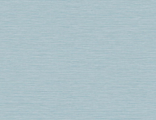 TS81412 Silk Wind Chill Blue Wallpaper Contemporary Style Type II 20 oz. Vinyl Wall Covering Even More Textures Collection by Seabrook Designs Made in United States