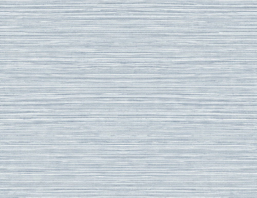LN20812 Luxe Sisal Sea Breeze Blue Wallpaper Contemporary Style Self-Adhesive Vinyl Wall Covering from Lillian August Made in United States