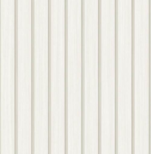 SG12100 Faux Wooden Slats Dove Off White Rustic Style Wallpaper Self-Adhesive Vinyl Wall Covering Stacy Garcia Home Collection by The Sojourn Made in United States