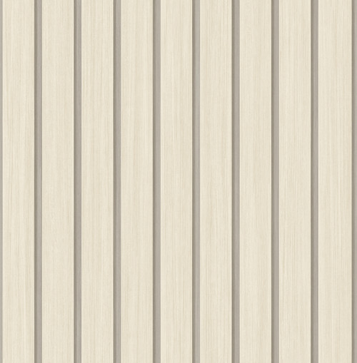 SG12103 Faux Wooden Slats Neutral Beige Rustic Style Wallpaper Self-Adhesive Vinyl Wall Covering Stacy Garcia Home Collection by The Sojourn Made in United States