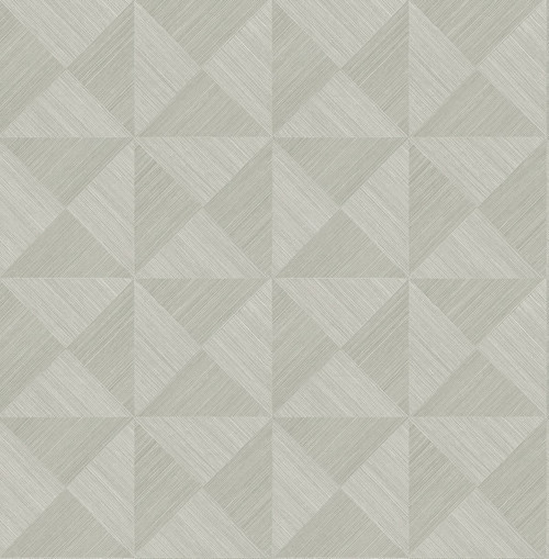 SG11708 Geo Inlay Lunar Gray Contemporary Style Wallpaper Self-Adhesive Vinyl Wall Covering Stacy Garcia Home Collection by The Sojourn Made in United States