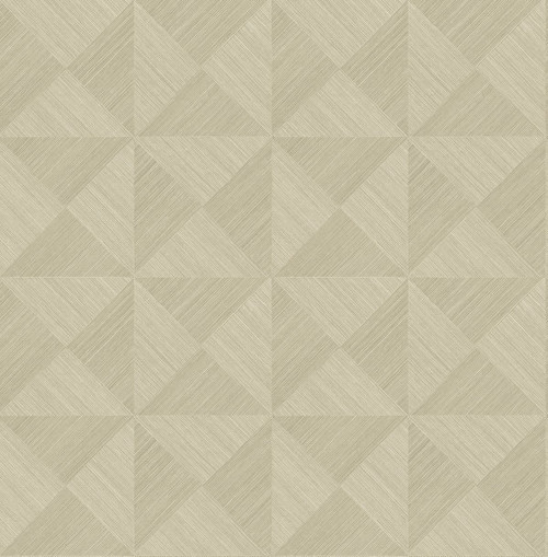 SG11703 Geo Inlay Khaki Beige Contemporary Style Wallpaper Self-Adhesive Vinyl Wall Covering Stacy Garcia Home Collection by The Sojourn Made in United States