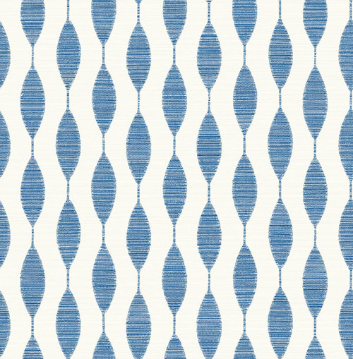 SG10902 Ditto French Blue Contemporary Style Wallpaper Self-Adhesive Vinyl Wall Covering Stacy Garcia Home Collection by The Sojourn Made in United States