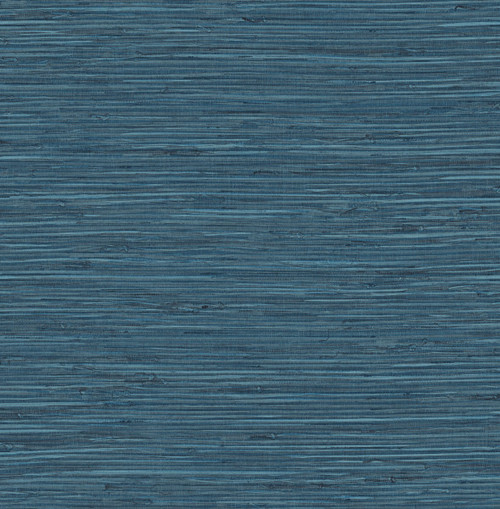 SG11412 Saybrook Faux Rushcloth Nautica Blue Contemporary Style Wallpaper Self-Adhesive Vinyl Wall Covering Stacy Garcia Home Collection by The Sojourn Made in United States