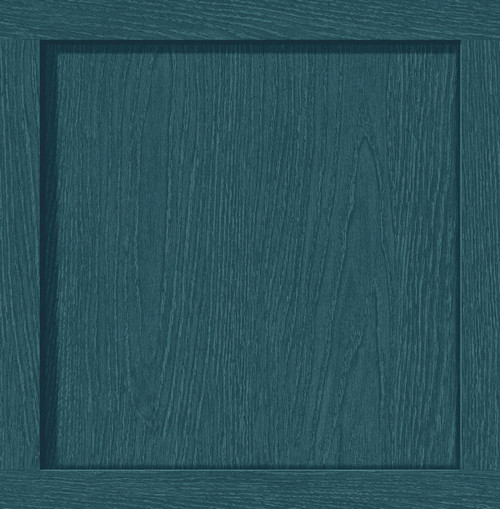 SG10704 Squared Away Teal Rustic Style Wallpaper Self-Adhesive Vinyl Wall Covering Stacy Garcia Home Collection by The Sojourn Made in United States