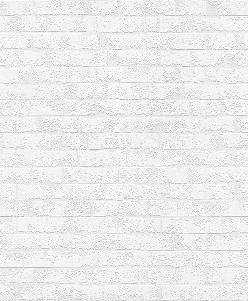 5372-10 Industrial Brick Paintable Off White Wallpaper Industrial Style Unpasted Non Woven Wall Coverings from Erismann by Seabrook Designs Made in Germany