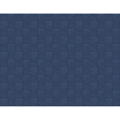 2927-80802 Calabash Rope Basketweave Navy Blue Graphics Theme Unpasted Gravure Acrylic Coated Wallpaper from A-Street Prints Newport Made in United States